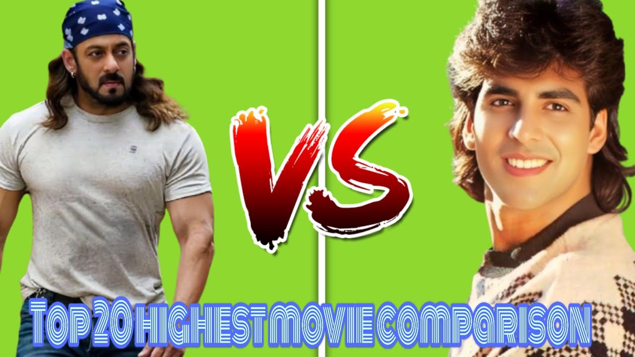 Salman Khan vs Akshay Kumar movie comparison 👀😱 highest #southmovie #bollywood