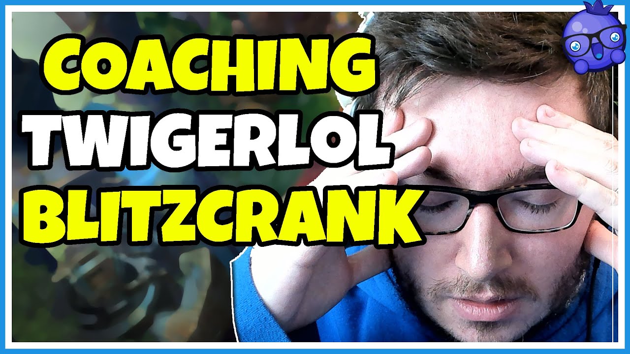 I teach TwigerLoL how to play Support Properly - Blitzcrank Coaching