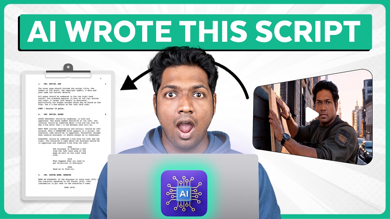 I Wrote a Full Movie Script Using AI (AI Screenplay Writer) 🚀