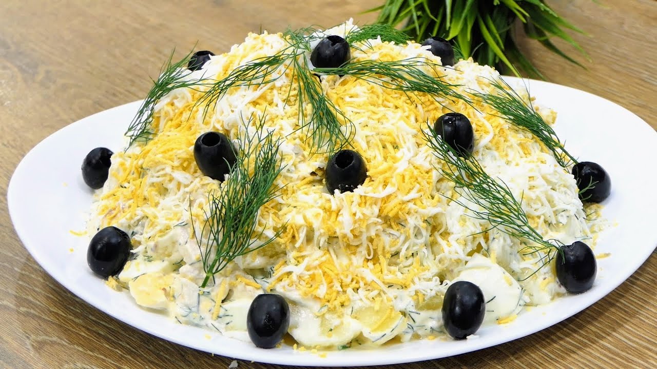 Этот салат такой вкусный, что я готовлю его каждые выходные! Идеально подходит для ваших гостей!