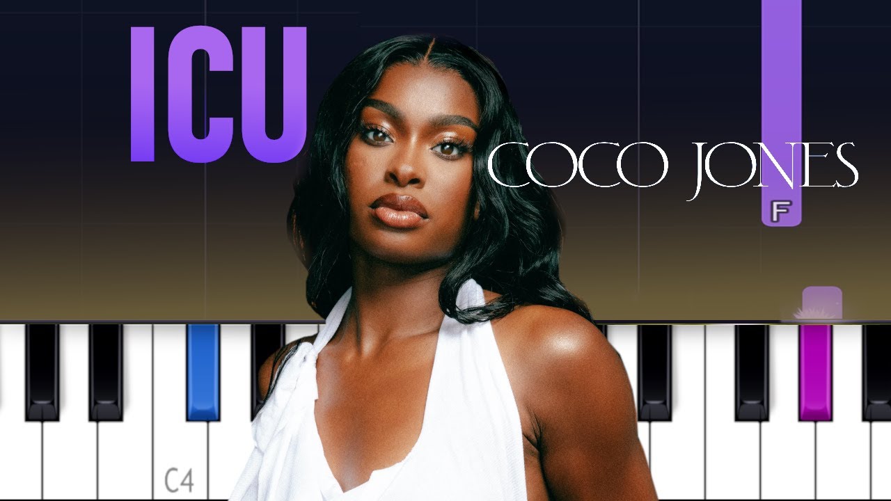 Coco Jones - ICU (Piano tutorial)