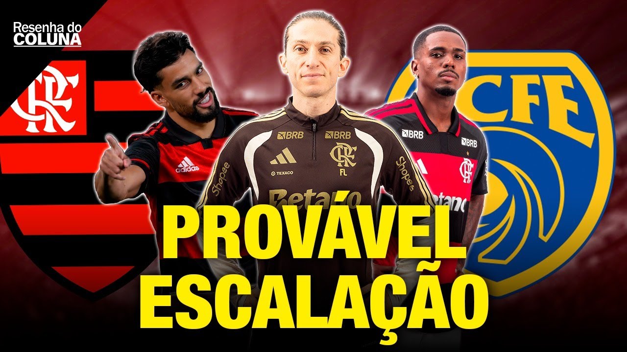 Vai poupar? Provável escalação do Flamengo para jogo contra o Sampaio Corrêa!