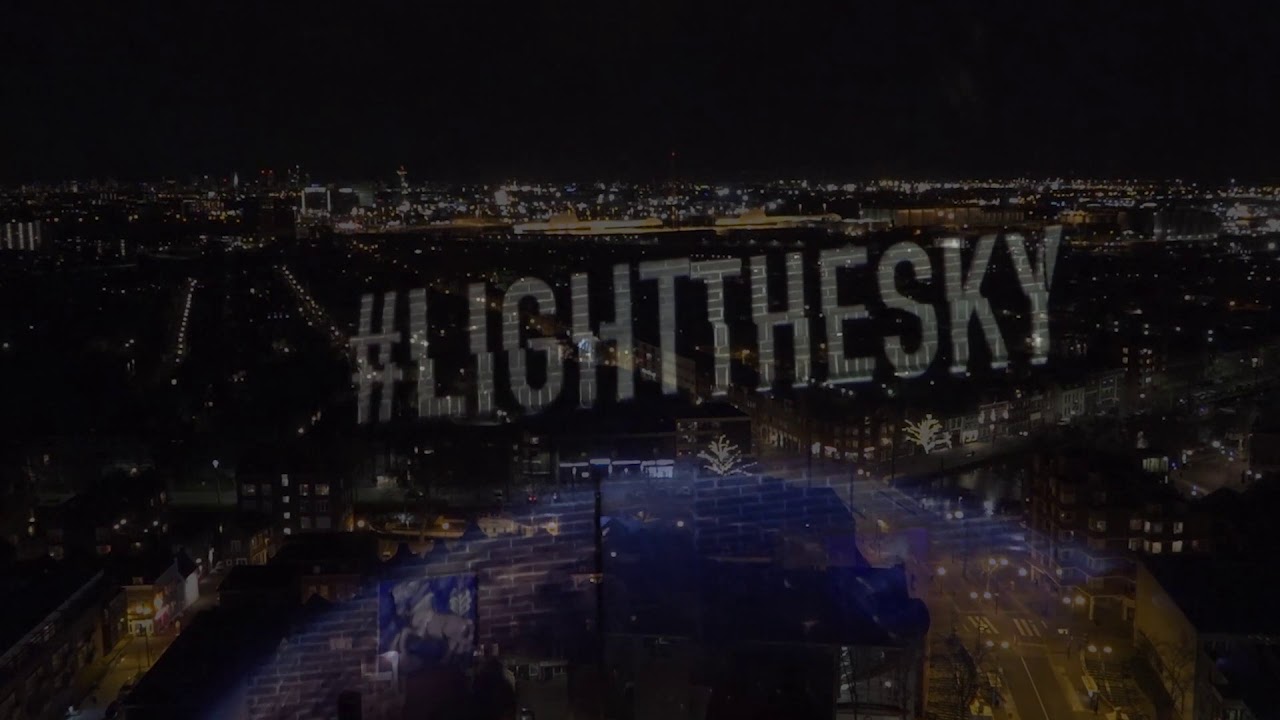 Light the sky ,Stadsgehoorzaal te Vlaardingen