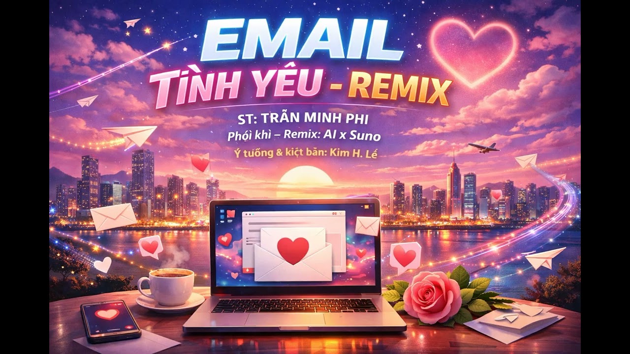 EMAIL TÌNH YÊU - REMIX - ST: TRẦN MINH PHI - KIM LE AI