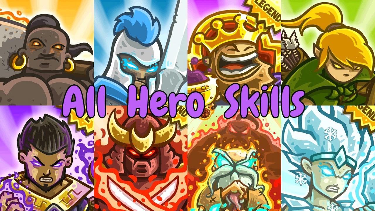 All Hero Skill | Kingdom Rush