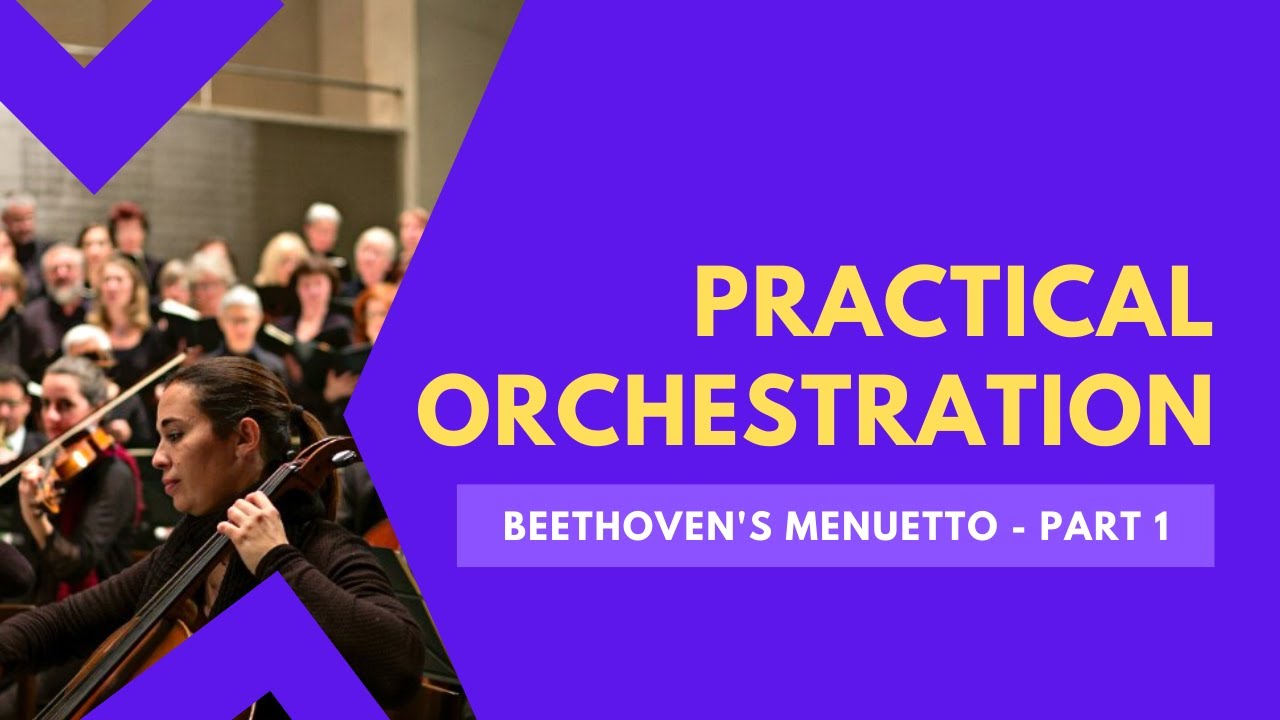 Practical Orchestration 1: Beethoven's Menuetto - Part 1