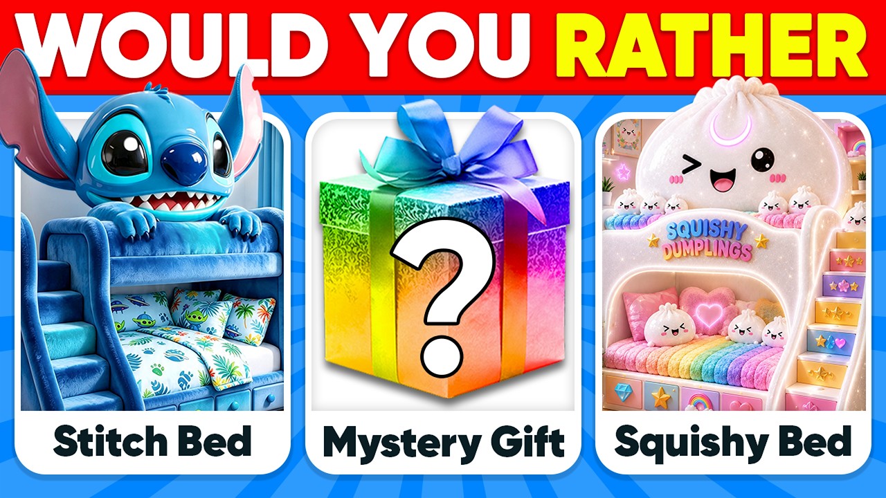 Would You Rather...? MYSTERY Gift Edition 🎁🤔💸 ULTIMATE Choices Ever ⚠️🤑 Moca Quiz