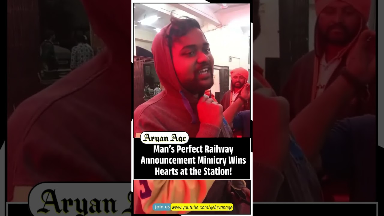 Man&rsquo;s Perfect Railway Announcement Mimicry Wins Hearts at the Station!