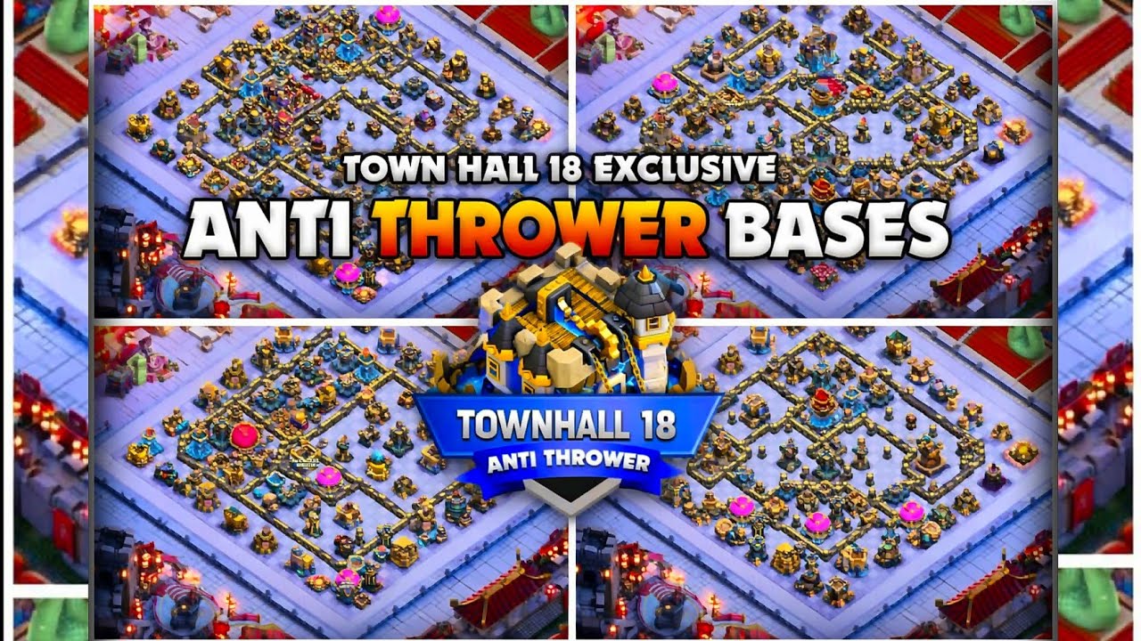 Top-8 Th18 Anti Thrower Legend League Base for 1 STARS ! With TH18 Cwl Base Layout Clash of clans
