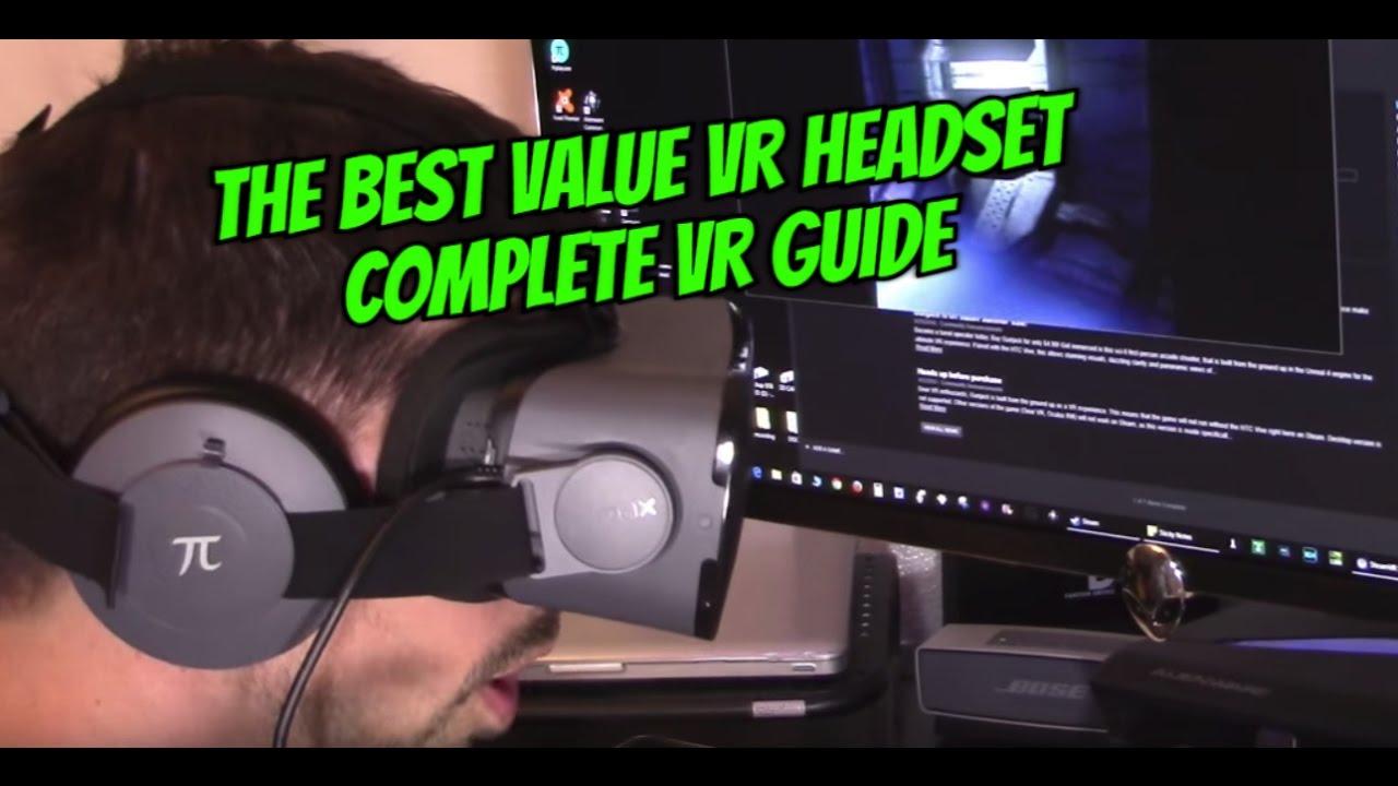 HOW TO SETUP PIMAX 4K VR HEADSET & PLAY VIRTUAL REALITY STEAM GAMES ON PC