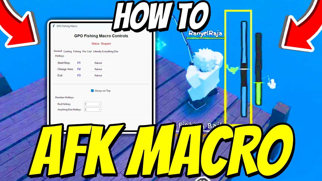 (2026) ЛУЧШИЙ АВТОМАТИЧЕСКИЙ AFK МАКРОС ДЛЯ РЫБАЛКИ В GPO! (Grand Piece Online) Roblox