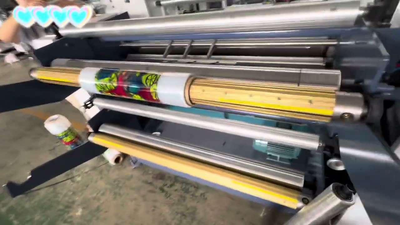 PE stretch wrapping  film flexo printing machine #wrapingfilm #stretchfilm #printing machine 