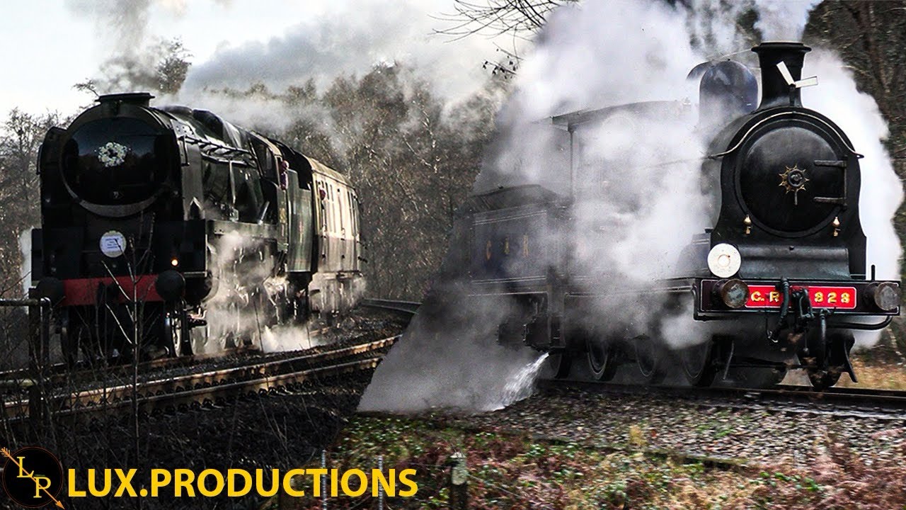 Caledonian and southern steam at The Spa valley railway 