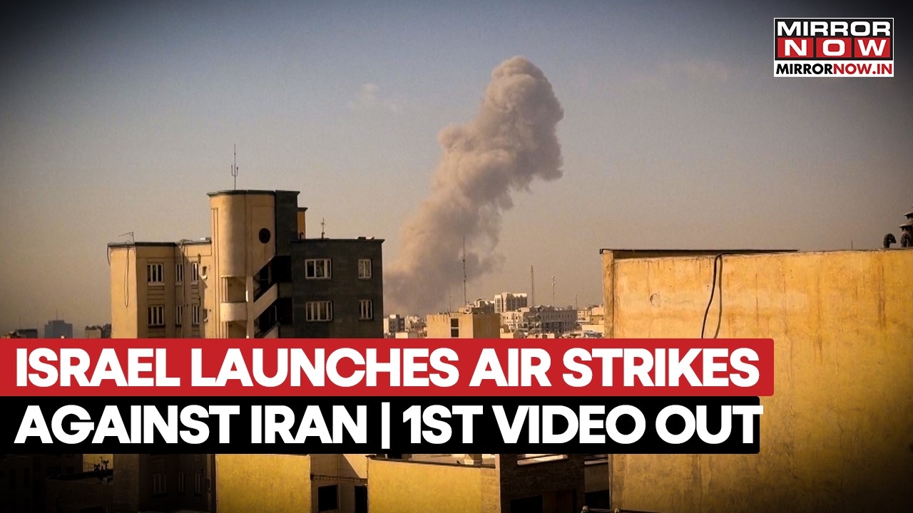 Israel Iran War Begins: Tel Aviv Attacks Tehran, Massive Airstrikes Launched On Cam | 1st Video Out