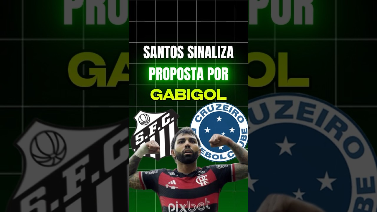 SANTOS NEGOCIA COM GABIGOL #santos #gabigol #cruzeiro #futebol