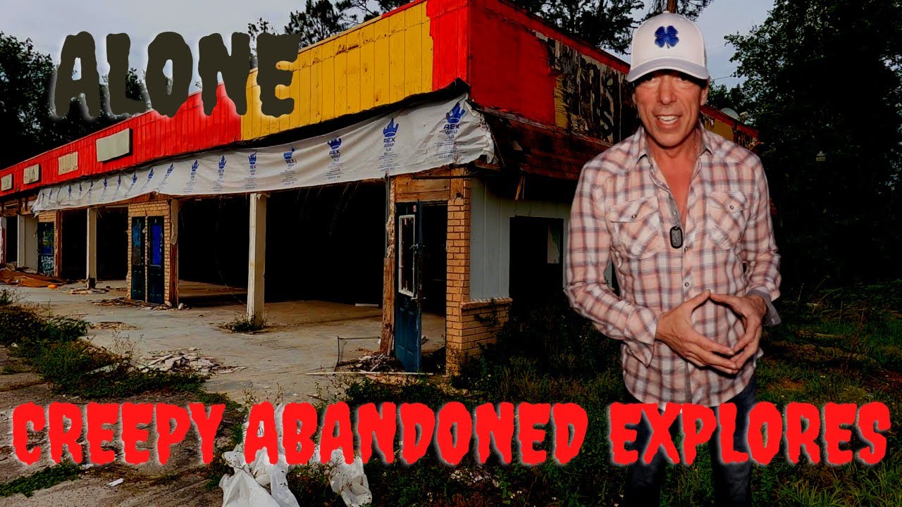 ALONE EXPLORING ABANDONED CREEPY PLACES, JOIN ME ON THIS ADVENTURE