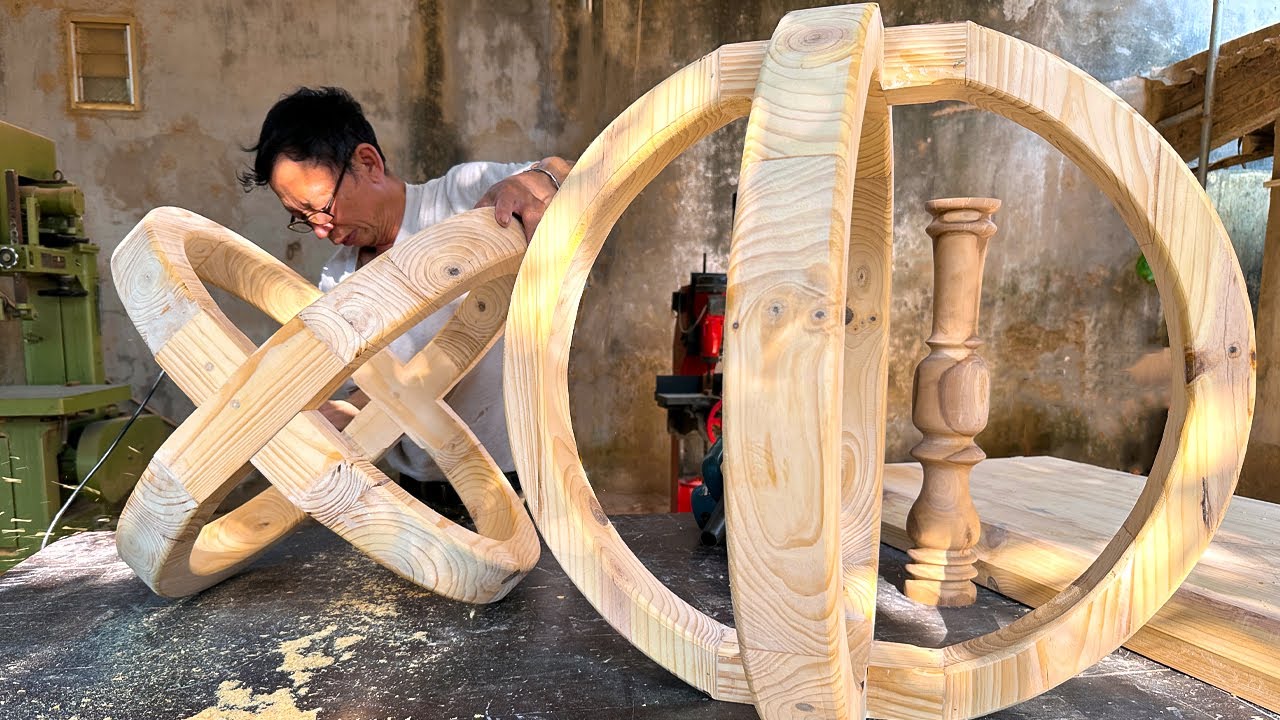 Epic DIY Woodworking Project: Making a Massive Dining Table by Hand