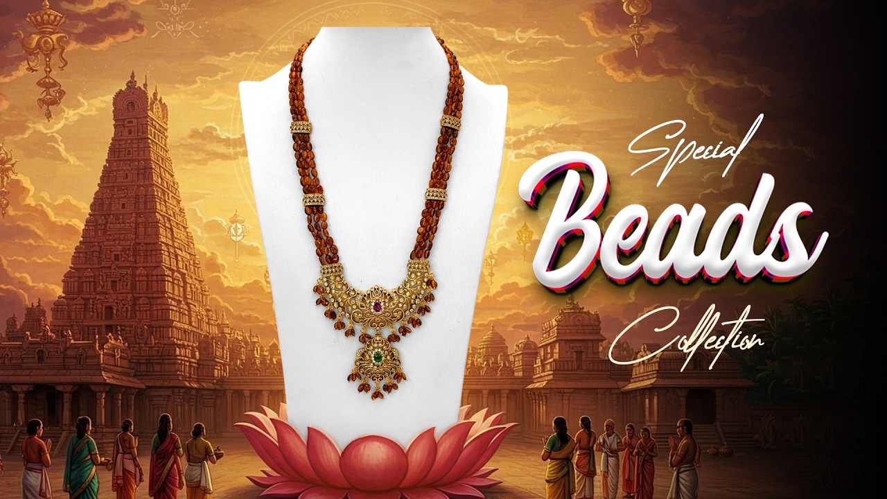Budget-Friendly Natural Beads Jewellery LIVE | Latest Handmade Kattu Teega Designs