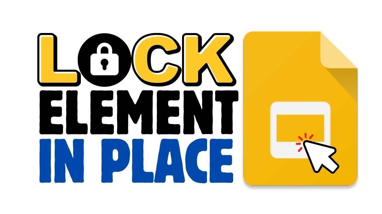 How to Lock Elements in Place | Google Slides (Edit Theme)