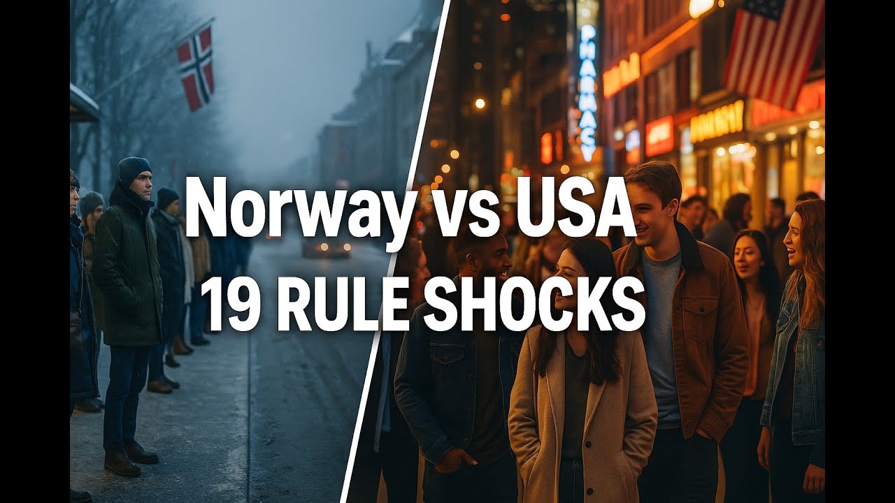 Норвегия против США: 19 повседневных правил, которые шокируют друг друга
