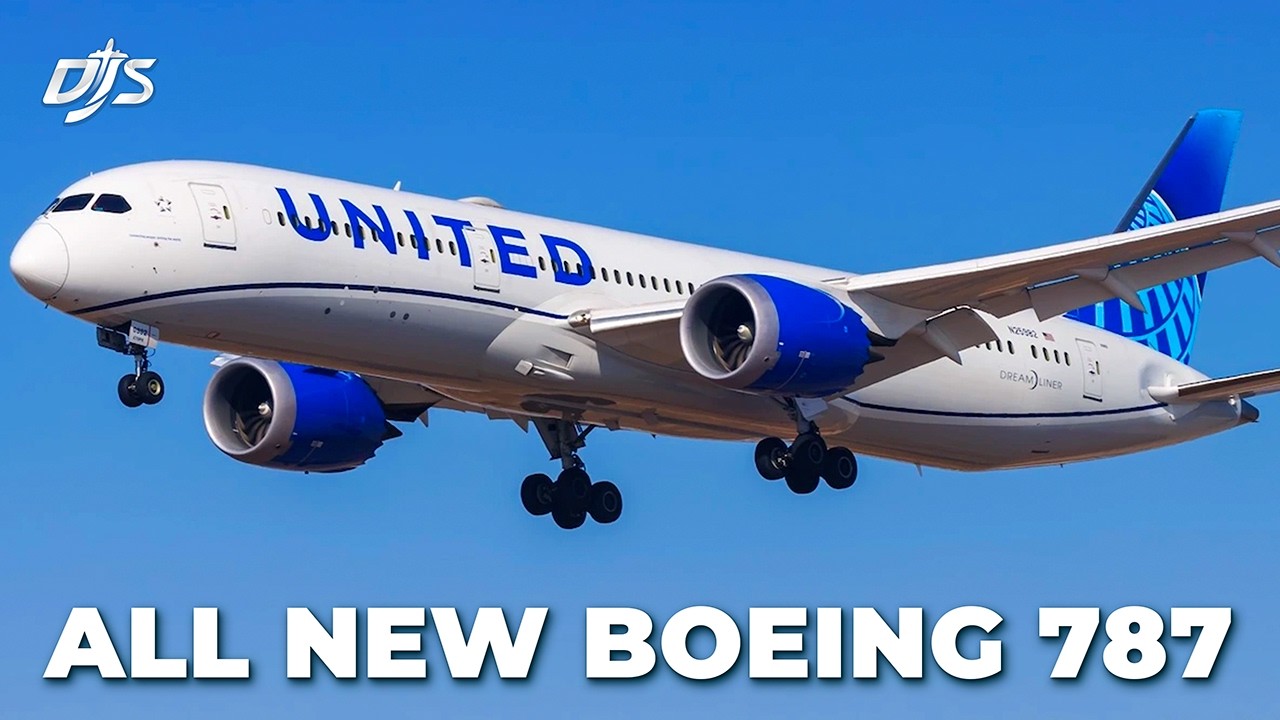 Совершенно новый Boeing 787 компании United Airlines