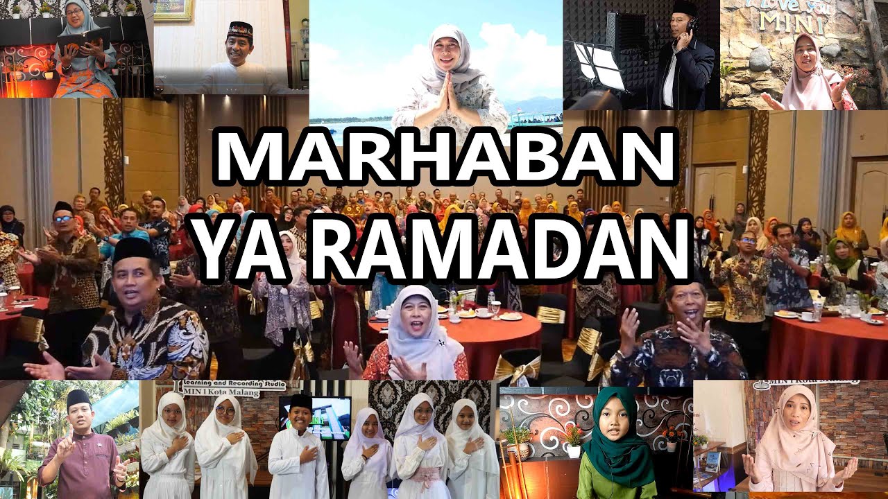 Marhaban ya Ramadan 1444 H. | Kolaborasi lagu oleh Keluarga Besar MIN 1 Kota Malang