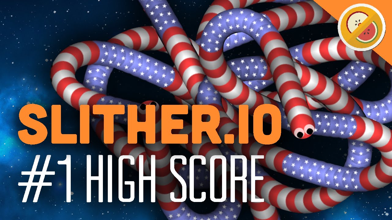 #1 LEADERBOARD HIGH SCORE! | Slither.io Funny Moments #5