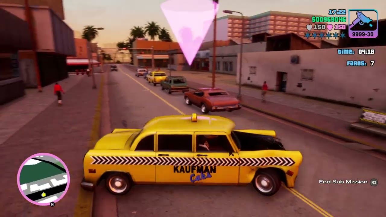 Grand Theft Auto: Vice City – The Definitive Edition Taxi Missions #302