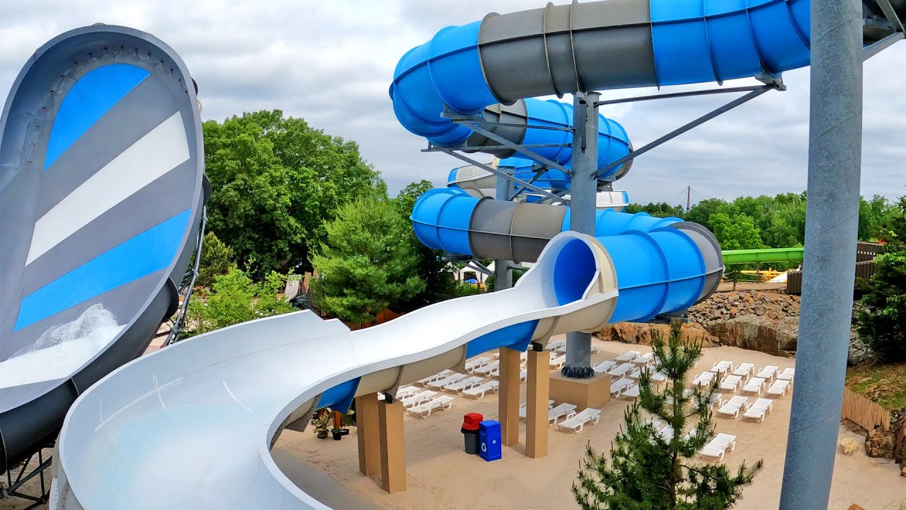 Arctic Mammoth Round-Raft Ride at SplashDown Beach! Fishkill