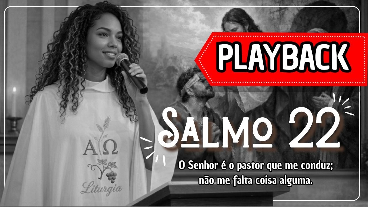 Salmo 22 [PLAYBACK] - O Senhor é o pastor que me conduz não me falta coisa alguma  Fem 3