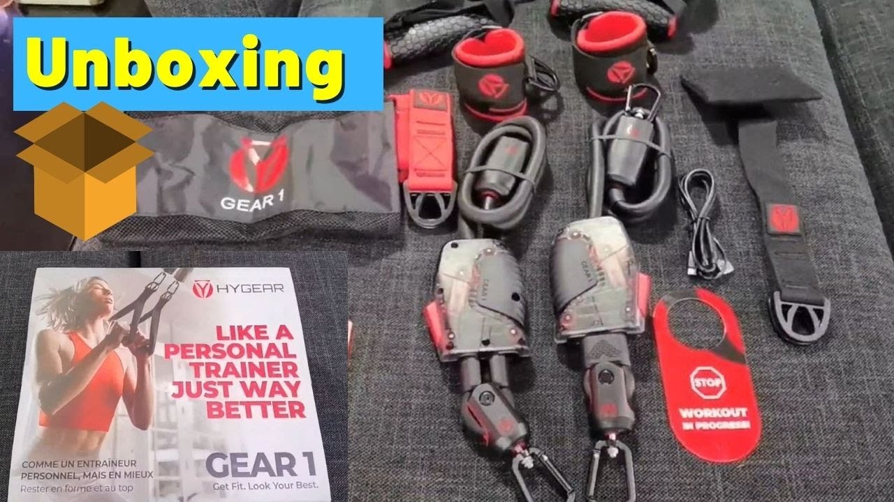 Unboxing: Hygear Gear 1  - Portable Smart Fitness Home Gym System w/Adjustable Resistance