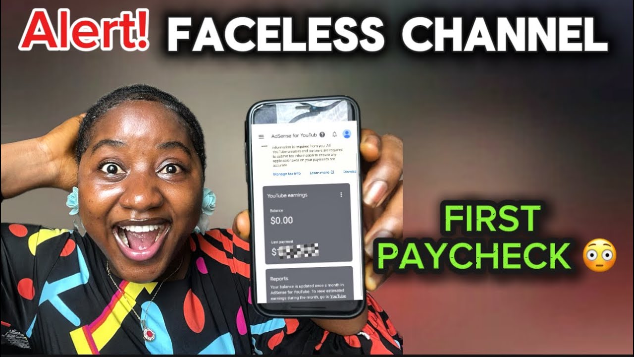 YouTube только что заплатил моему каналу Faceless 😳 (Первая зарплата + налоговый шок!)