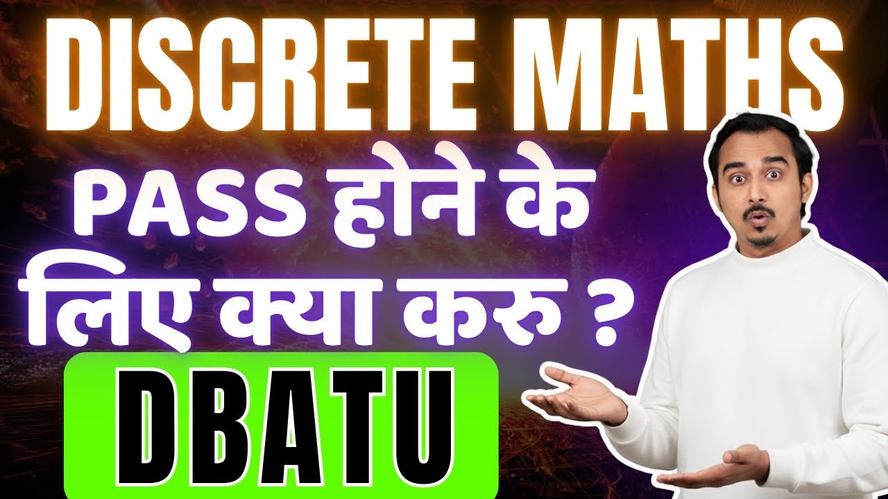DISCRETE MATHS DBATU | MOST IMPORTNAT QUESTIONS | SEMESTER 3 DBATU | FADU ENGINEER 