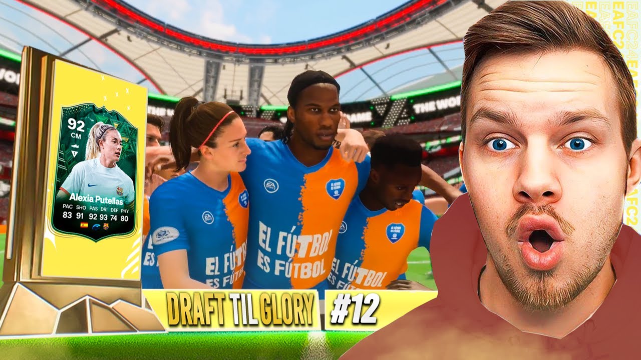 Min FØRSTE 123 rated DRAFT i FC24 var VANVITTIG! - DRAFT TIL GLORY #12