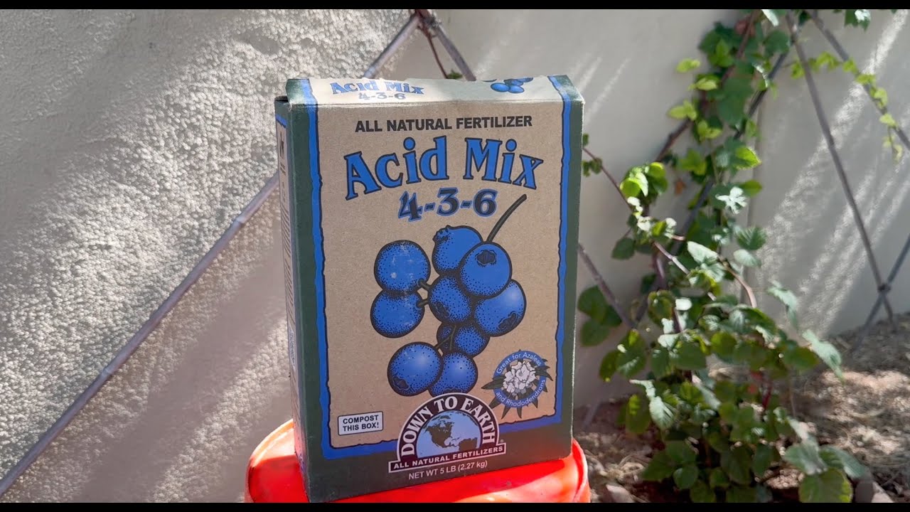 Down To Earth All Natural Fertilizers Acid Mix 4-3-6 - Review & Demo