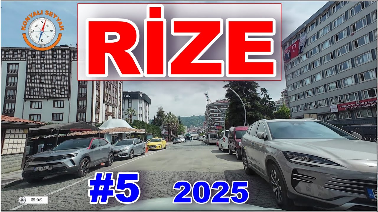 Rize Çarşıdan Hayrat Tokiye Gidiyoruz / RİZE Şehir Turu -5 (2025) / RİZE CITY TOUR -5 (2025)