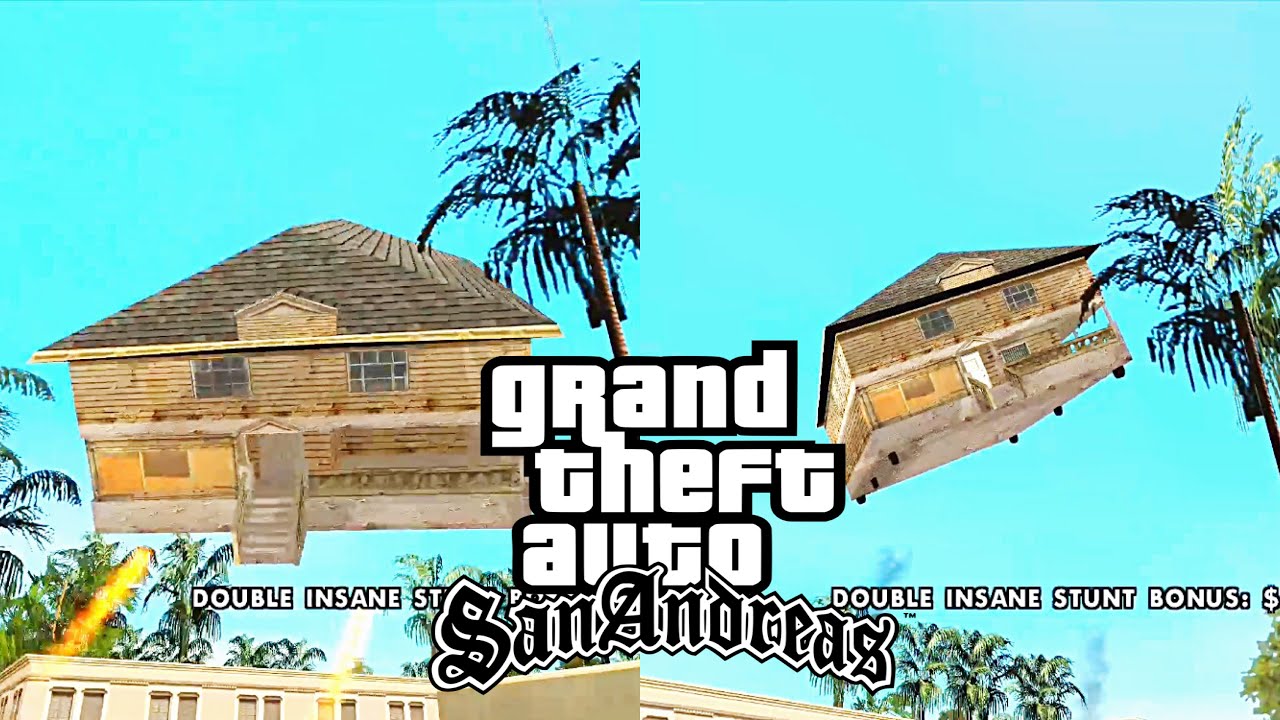 GTA San Andreas Cj’s Moving House Mod Showcase Gameplay
