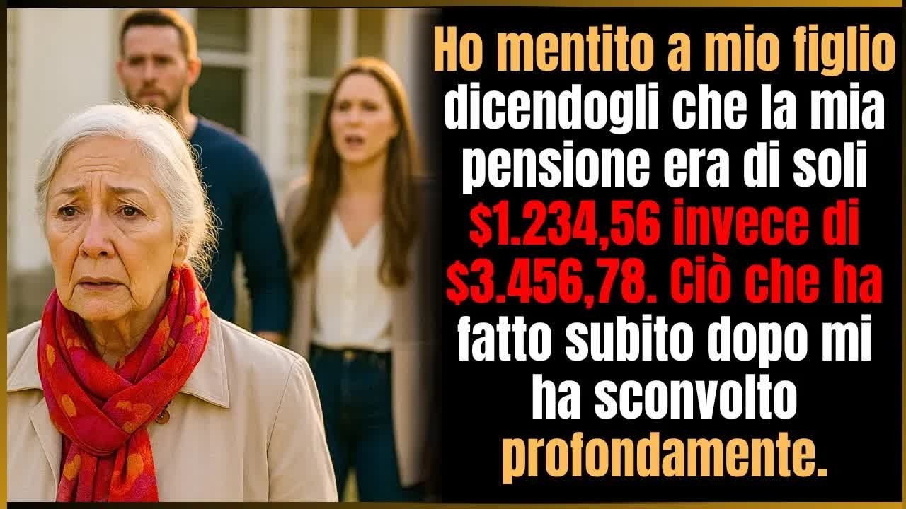 Ho detto a mio figlio di avere solo $1 234,56 anziché $3 456,78： la sua reazione mi ha scioccato