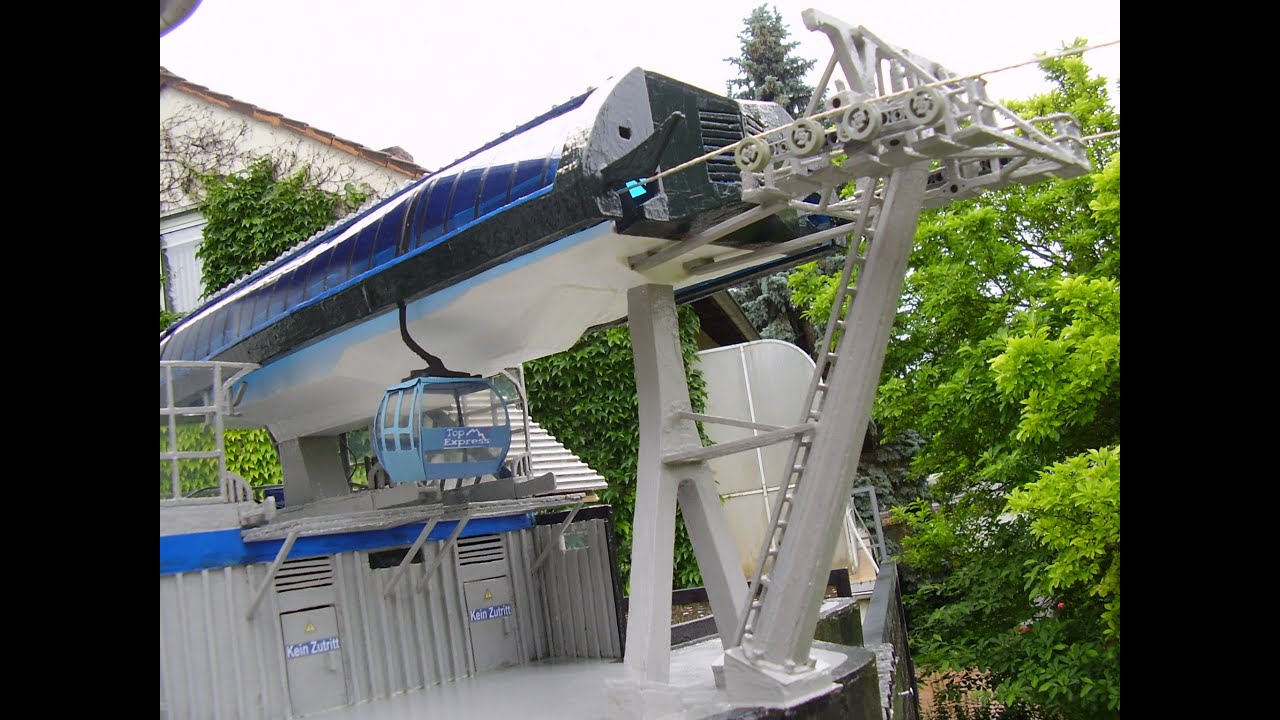 Modellseilbahn Top Express (Sommer 2008)