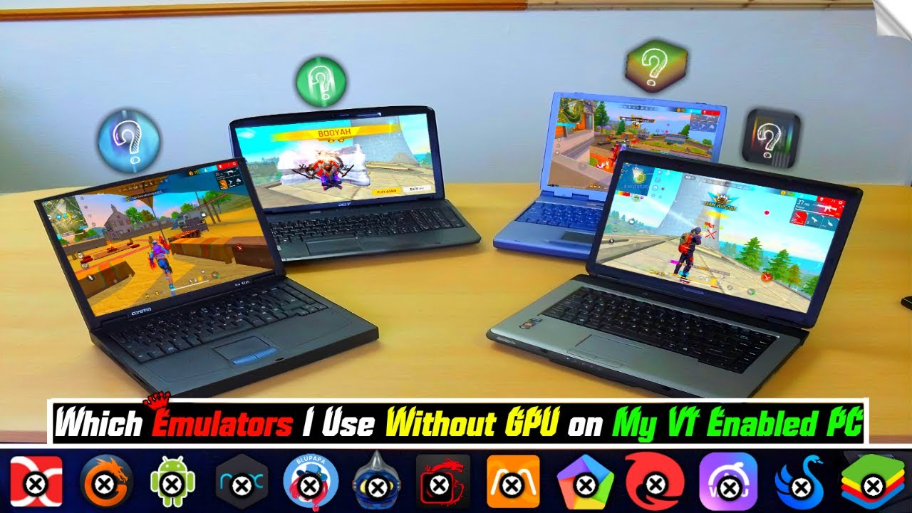 Which Emulators I Use in My Low End PC | Best Android Emulator for Free Fire with VT No GPU (2025)