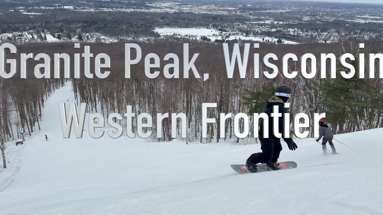 Granite Peak Ski Area (Wisconsin) Steep Slope!