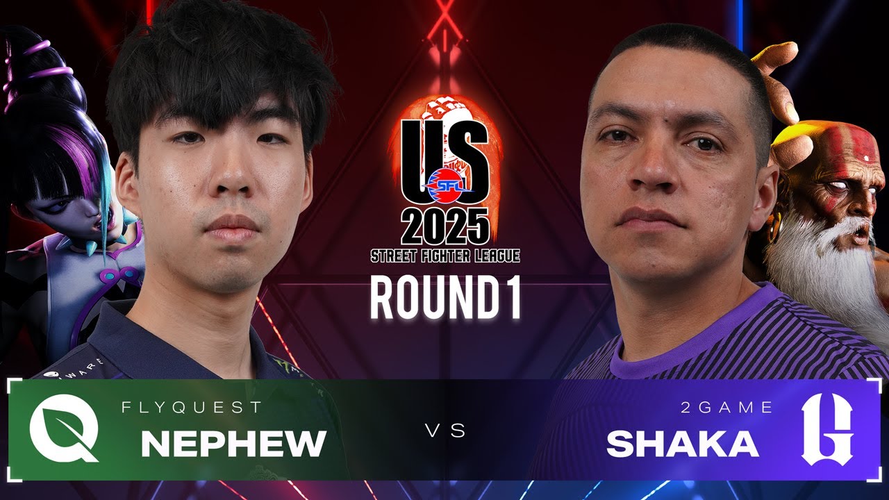 Nephew (Juri) vs. Shaka (Dhalsim) - FlyQuest vs. 2Game - Street Fighter League US 2025 Day 2
