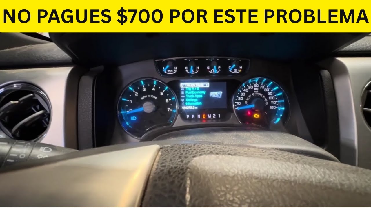 Ford F-150: Luces del Tablero no se Apagan y Agotan la Batería (Solución Barata)