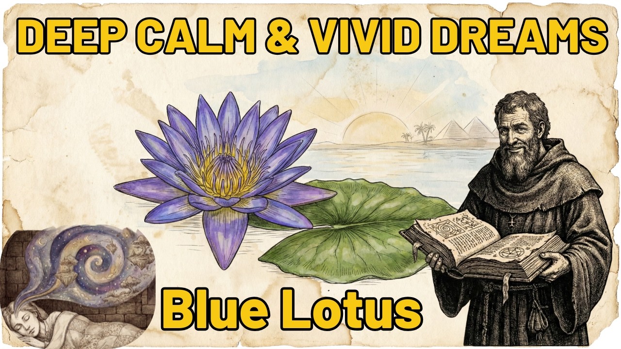 Blue Lotus (Nymphaea caerulea): Ancient Egyptian Secret for Deep Calm & Vivid Dreams
