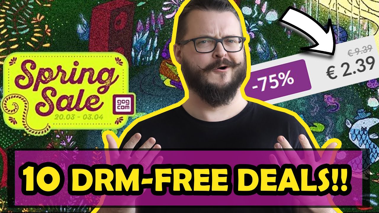 GOG Spring Sale 2023! 10 Great Discounted DRM-Free GAMES!