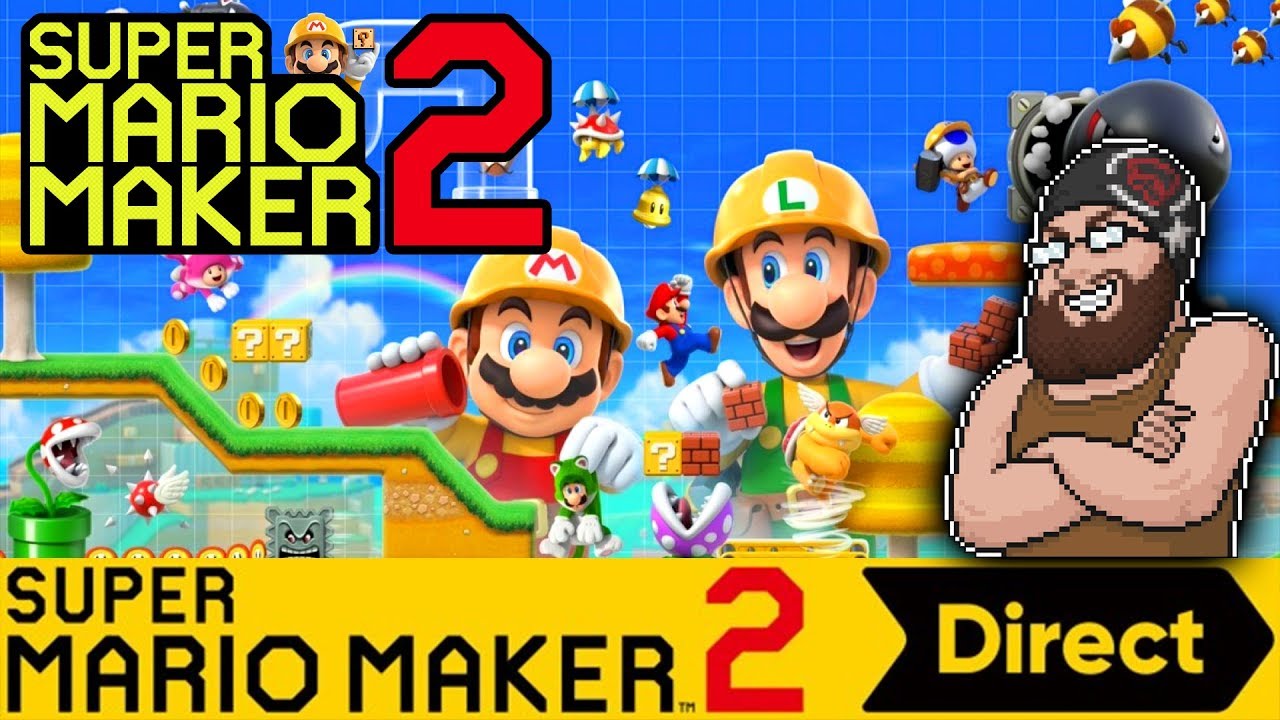 Super Mario Maker 2 Nintendo Direct Reaction! - Super Mario Maker 2 - React with Oshikorosu