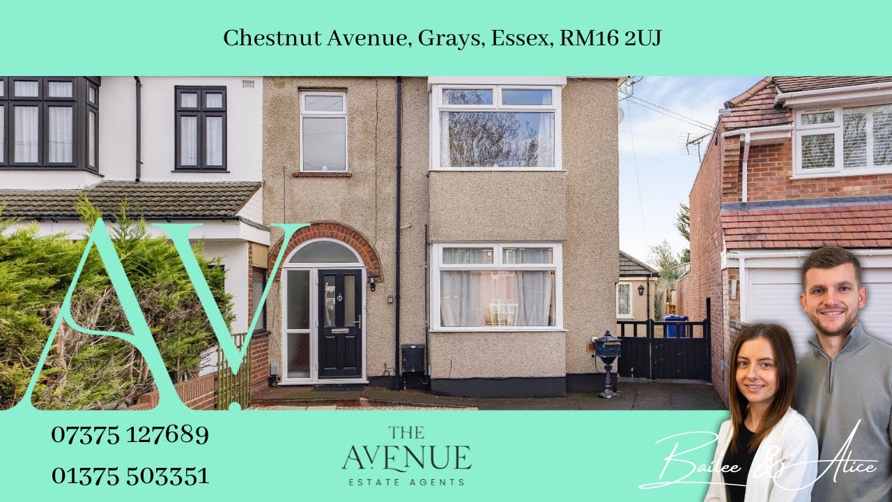 Welcome to Chestnut Avenue, Grays, Essex, RM16 2UJ