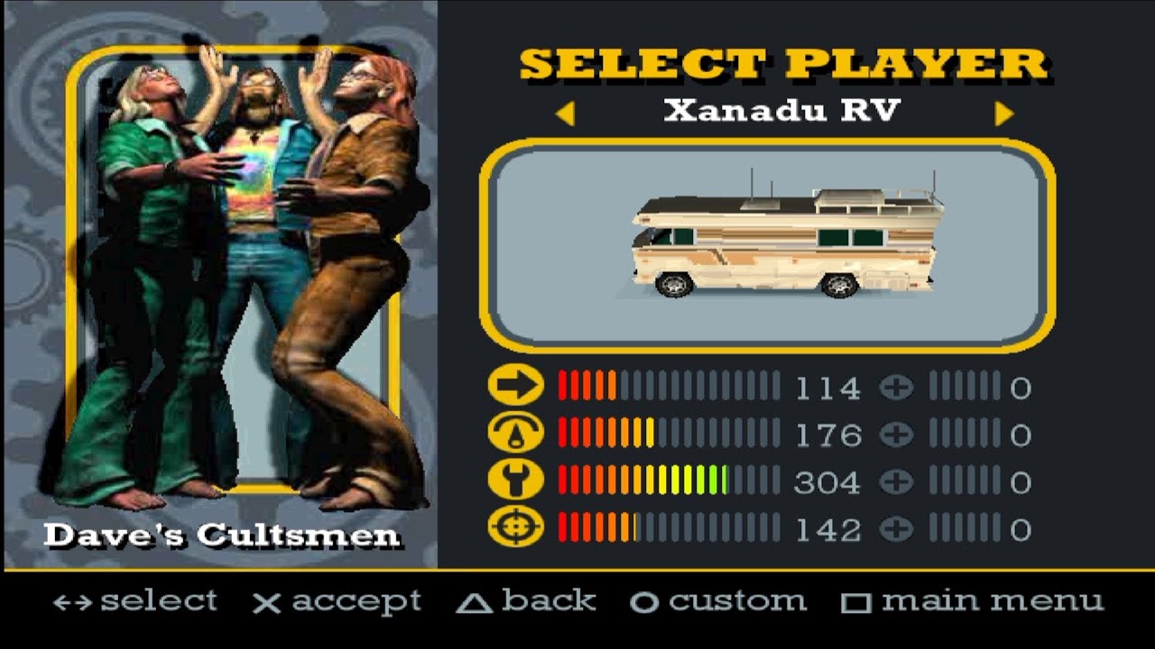 Vigilante 8 2nd Offense|Dave's Cultsmen Arcade Mode (Hard)