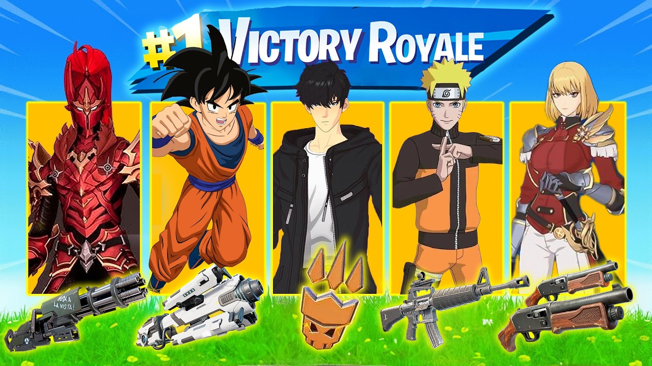 The *RANDOM* Anime BOSS Challenge in Fortnite!