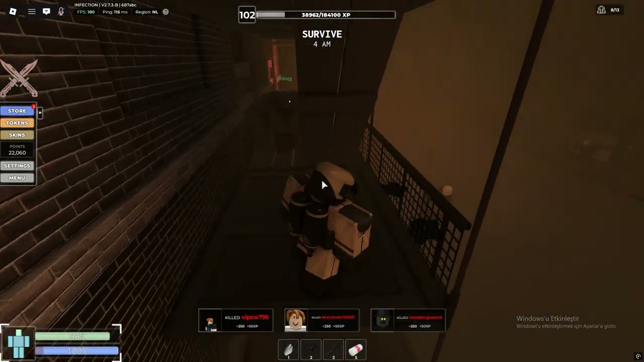 Destroying Newgens in Cafe/Maze with Double MS (71 Kills)